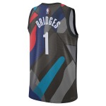 Maillot NBA Brooklyn Nets Mikal Bridges Nike 2023-24 City Edition Noir Swingman - Homme